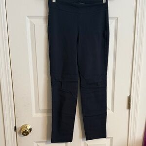 Elegant Navy Blue Women's Leggings